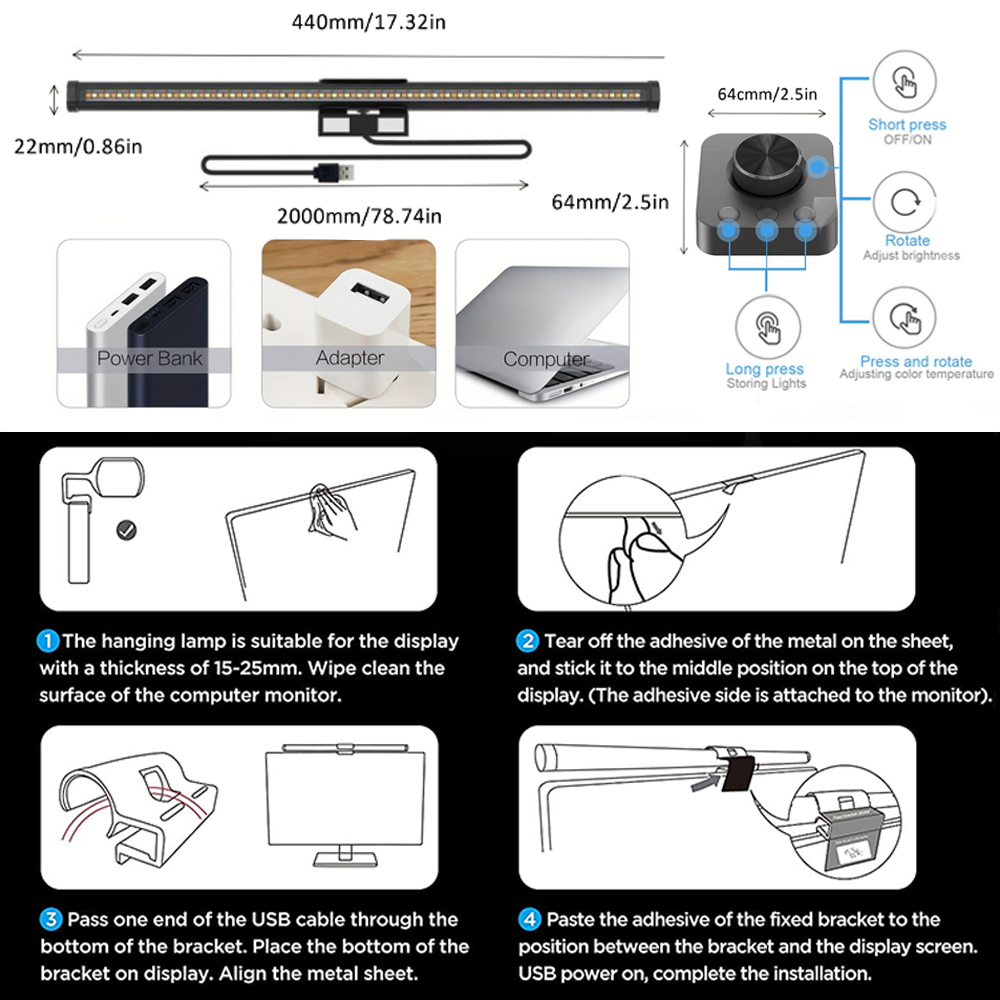LED Eye-Care Desk Lamp Led Mon - Desk Setup Rgb incelemesi ve fiyatı