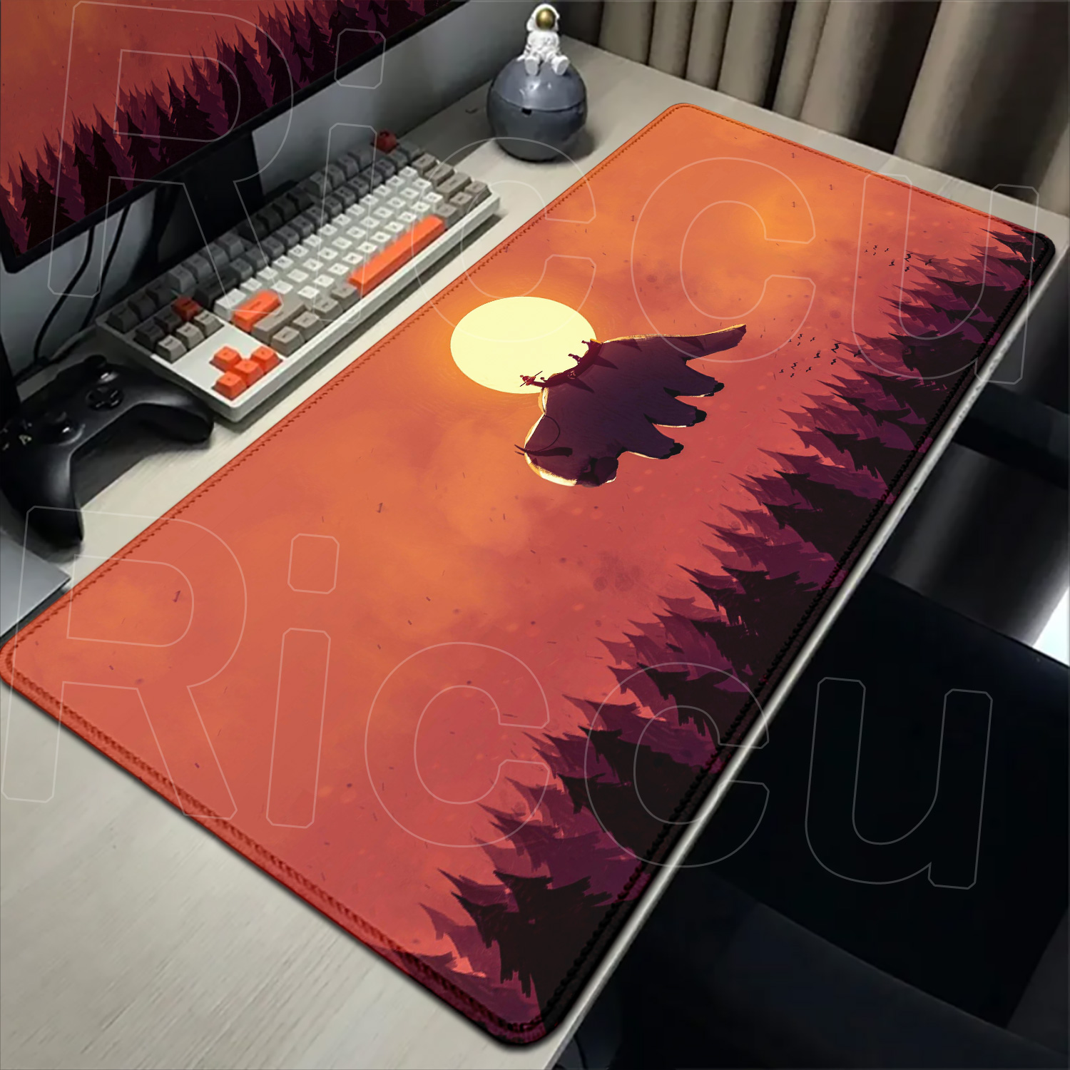Large Office Deskmat Anime Key - Desk Setup Anime incelemesi ve fiyatı