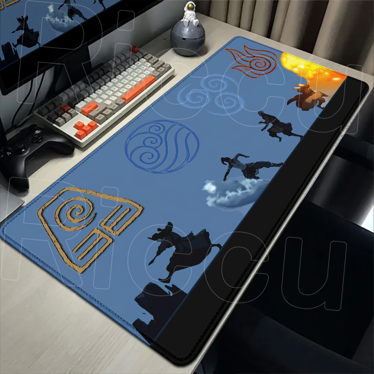 Large Office Deskmat Anime Key - Desk Setup Anime incelemesi ve fiyatı