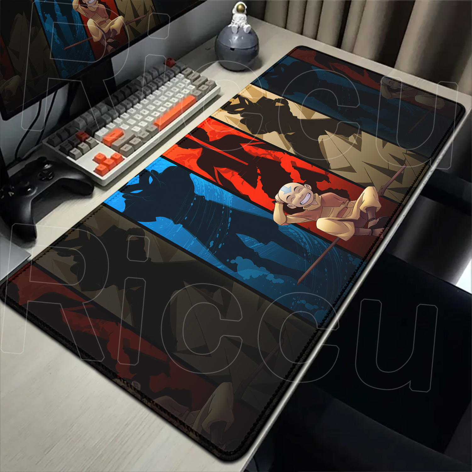 Large Office Deskmat Anime Key - Desk Setup Anime incelemesi ve fiyatı
